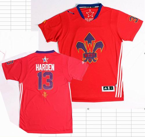 #13 James Harden 2014 NBA All-Star Game Western Conference Swingman red Jersey