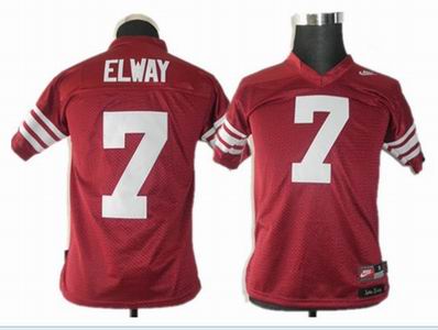(1)NCAA Stanford Cardinal #7 John Elway Red Football Jersey