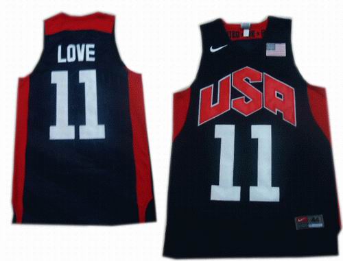 11# Kevin Love 2012 USA Basketball blue Jersey