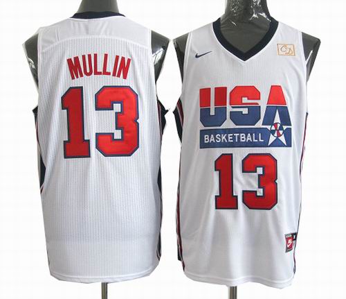 13# Chris Mullin USA Basketball throwback Jersey