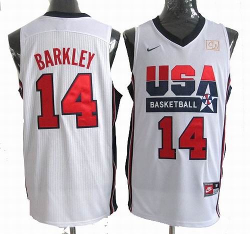 14# Charles Barkley 2012 USA Basketball throwback Jersey