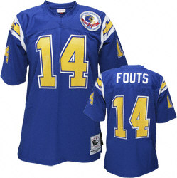 14# Dan Fouts Blue Mitchell&Ness Authentic 1984 San Diego Chargers Jersey
