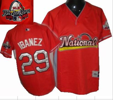 2009 ALL STAR GAME Philadelphia Phillies #29 IBANEZ red