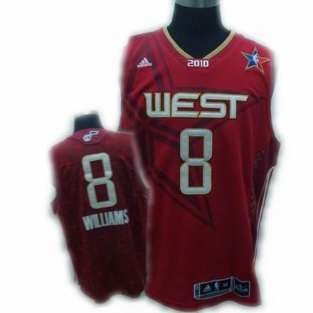 2010 All Star Jersey Western Conference WILLIAMS #8 Red