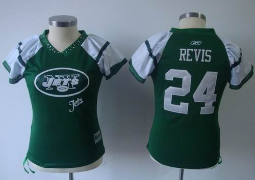 2011 Field Flirt Fashion jerseys New York Jets# 24 Darrelle Revis jerseys green