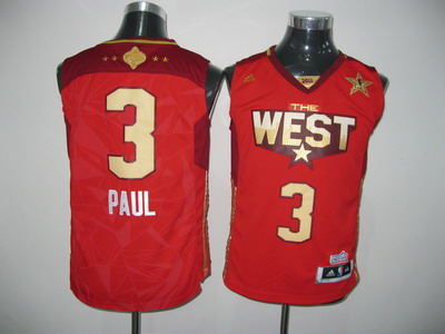 2011 NBA all star New Orleans Hornets 3# Chris Paul RED JERSEY
