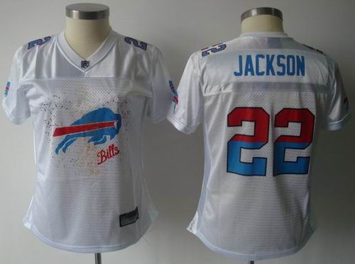 2011 Women FEM FAN Buffalo Bills #22 Fred Jackson jerseys white