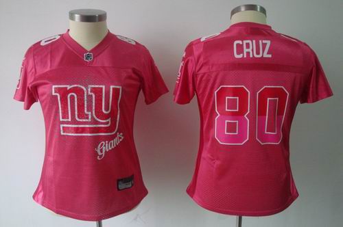 2011 Women FEM FAN Jersey New York Giants 80 Victor Cruz red Jersey