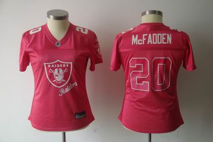 2011 Women FEM FAN Oakland Raiders 20# Darren McFadden red jersey