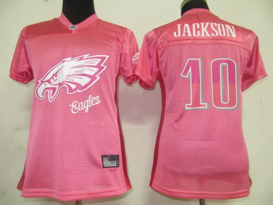 2011 Women FEM FAN WOMEN Philadelphia Eagles 10# DeSean Jackson red Jerseys