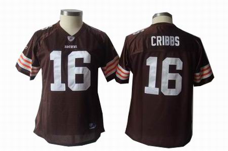 2011 Women TEAM Jersey  Cleveland Browns #16 Joshua Cribbs brown jerseys