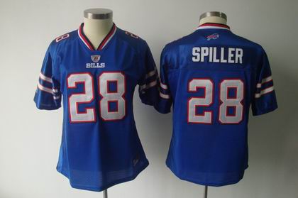 2011 Women TEAM Jersey Buffalo Bills #28 C.J. Spiller blue Jersey