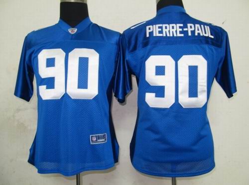 2011 Women TEAM New York Giants #90 Jason Pierre-Paul Royal Blue Jersey