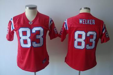 2011 Women team Jersey New England Patriots #83 Wes Welker red jerseys