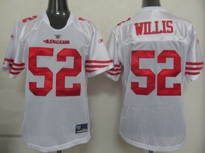 2011 Women team Jersey San Francisco 49ers #52 Patrick Willis white jerseys