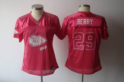 2011 Womens FEM FAN Kansas City Chiefs #29 Eric Berry Team Color Jersey red