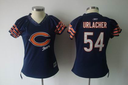 2011 Womens Field Flirt Fashion Jersey Chicago Bears #54 Brian Urlacher jerseys blue