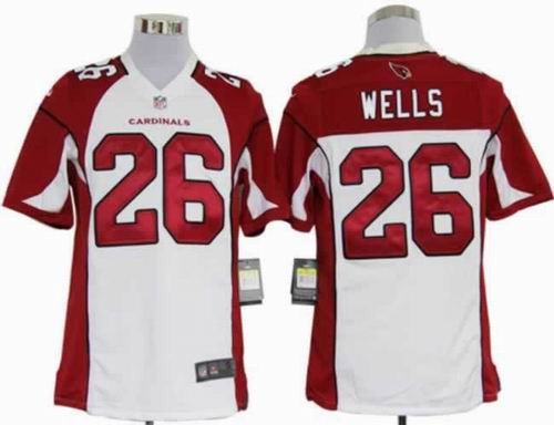 2012 Nike Arizona Cardinals 26 Chris Wells white game Jerseys