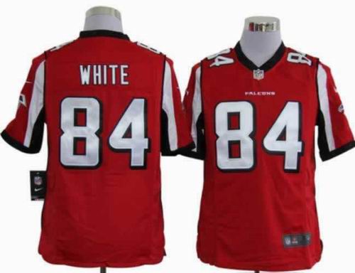 2012 Nike Atlanta Falcons #84 Roddy white red game Jersey