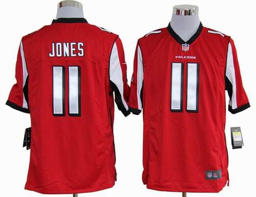 2012 Nike Atlanta Falcons 11 Julio Jones Red game Jerseys