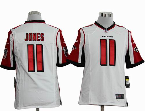 2012 Nike Atlanta Falcons 11 Julio Jones white game Jerseys