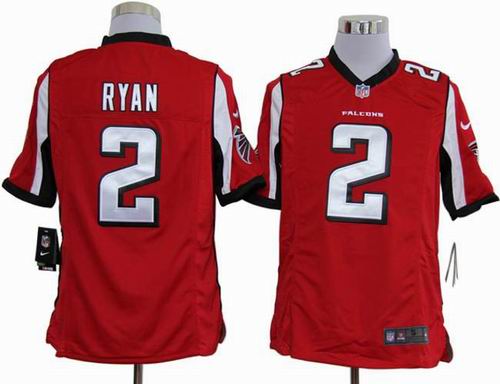 2012 Nike Atlanta Falcons 2 Matt Ryan Red game Jerseys