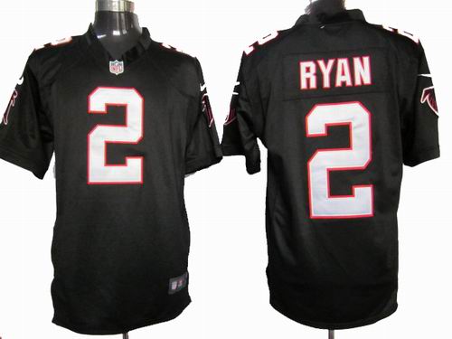 2012 Nike Atlanta Falcons 2 Matt Ryan black game jerseys