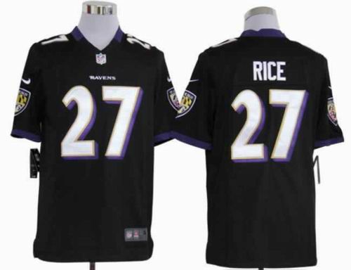 2012 Nike Baltimore Ravens #27 Ray Rice black game jerseys