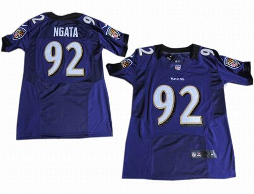 2012 Nike Baltimore Ravens #92 Haloti Ngata purple Elite jerseys