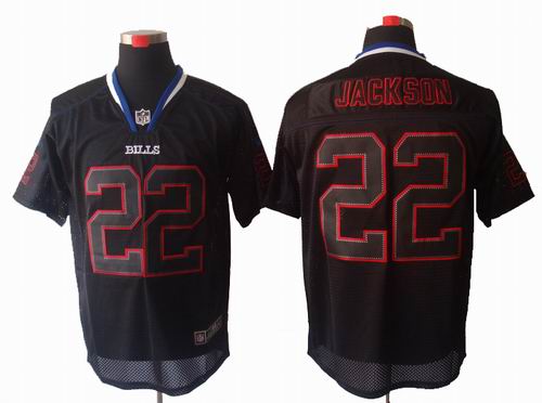 2012 Nike Buffalo Bills #22 Fred Jackson Lights Out Black elite Jersey