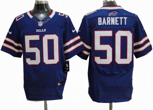 2012 Nike Buffalo Bills #50 Nick Barnett blue elite Jersey