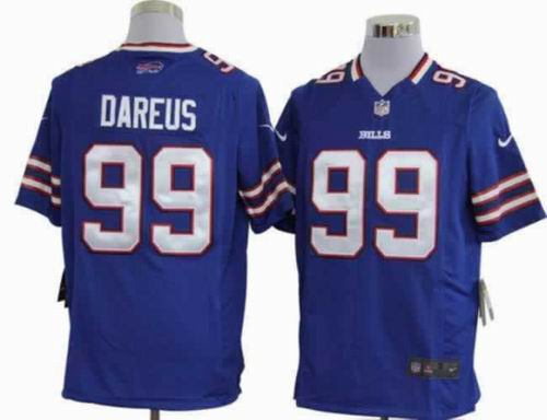 2012 Nike Buffalo Bills 99# Marcell Dareus blue game Jersey