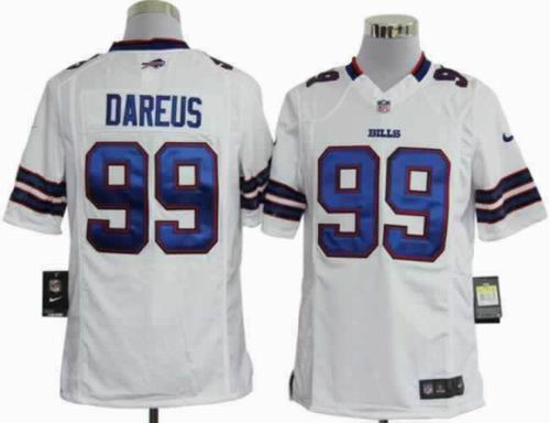 2012 Nike Buffalo Bills 99# Marcell Dareus white game Jersey