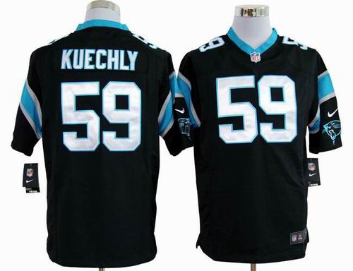 2012 Nike Carolina Panthers 59# Luke Kuechly black game Jersey