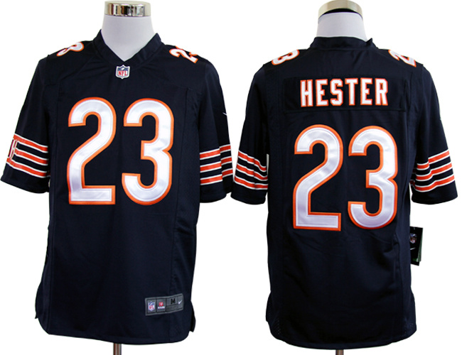 2012 Nike Chicago Bears #23 Devin Hester blue game jerseys