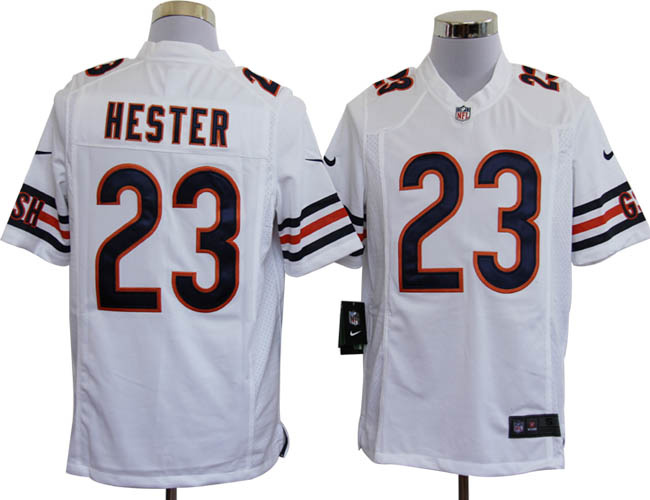 2012 Nike Chicago Bears #23 Devin Hester white game jerseys