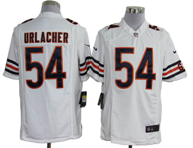2012 Nike Chicago Bears #54 Brian Urlacher white game jerseys