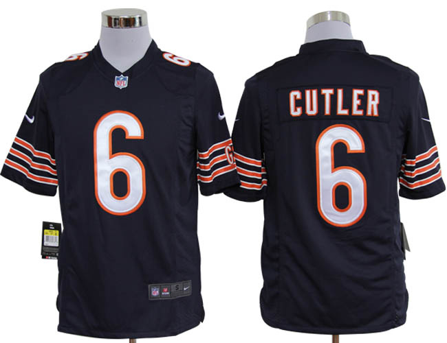 2012 Nike Chicago Bears 6# Jay Cutler blue game Jersey
