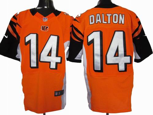 2012 Nike Cincinnati Bengals #14 Andy Dalton orange elite jerseys