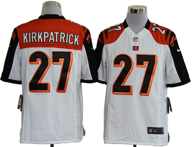 2012 Nike Cincinnati Bengals 27 Dre Kirkpatrick White game Jerseys