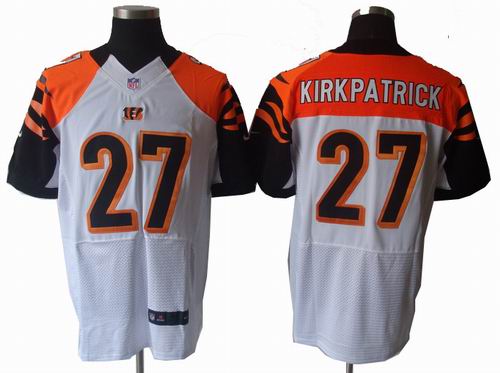 2012 Nike Cincinnati Bengals 27 Dre Kirkpatrick white elite Jerseys