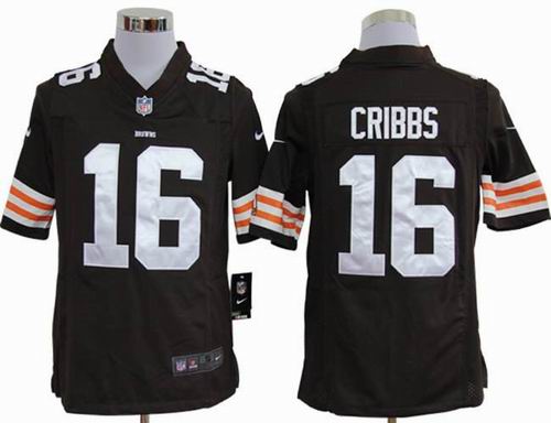 2012 Nike Cleveland Browns 16 Joshua Cribbs brown game jerseys
