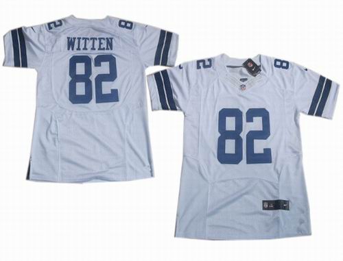2012 Nike Dallas Cowboys #82 Jason Witten white elite Jersey