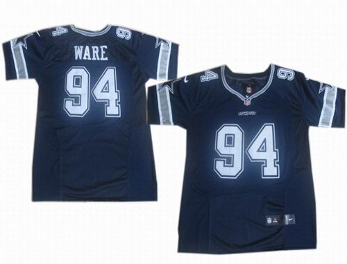 2012 Nike Dallas Cowboys #94 DeMarcus Ware blue elite jerseys