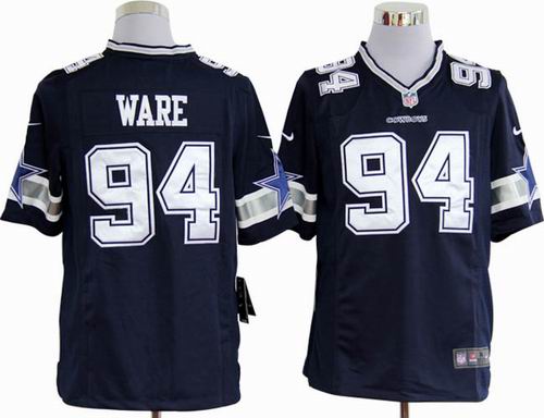 2012 Nike Dallas Cowboys #94 DeMarcus Ware blue game jerseys