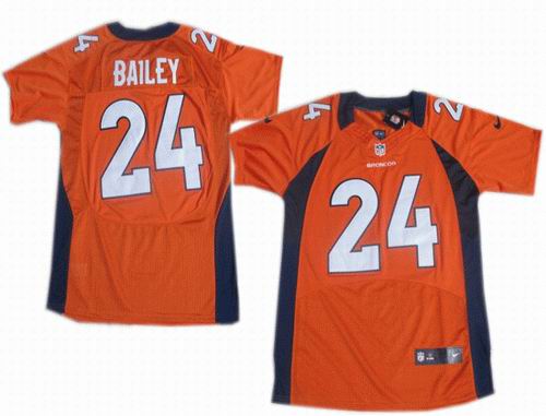 2012 Nike Denver Broncos #24 Champ Bailey orange elite jerseys