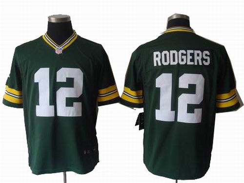 2012 Nike Green Bay Packers #12 Aaron Rodgers green game Jersey