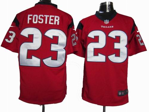 2012 Nike Houston Texans #23 Arian Foster red game Jersey