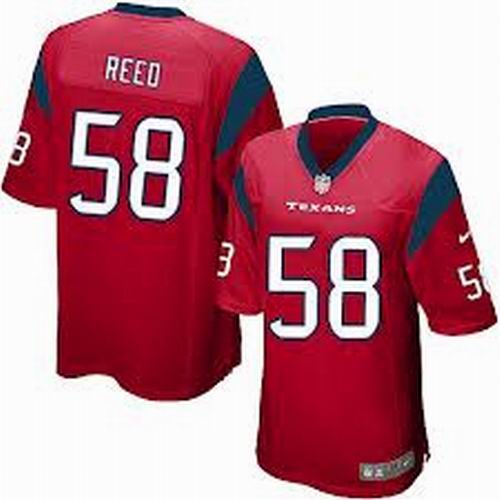 2012 Nike Houston Texans #58 Brooks Reed Elite red Jersey