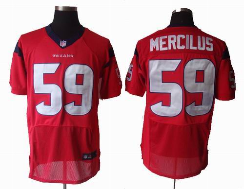 2012 Nike Houston Texans 59# Whitney Mercilus red elite jerseys